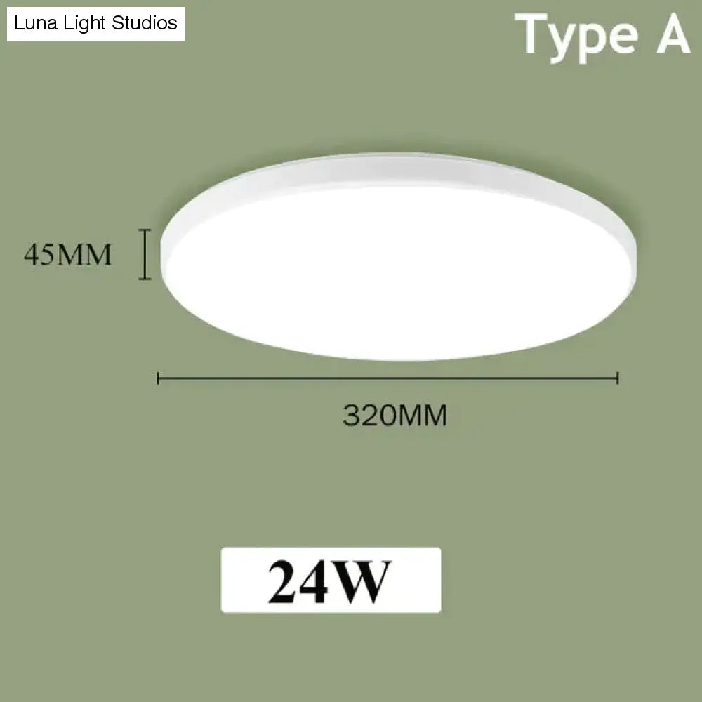 Plafoniere a led Moderne lampade da soffitto a LED Lampade a pannello tondo 12W 24W per soggiorno cucina