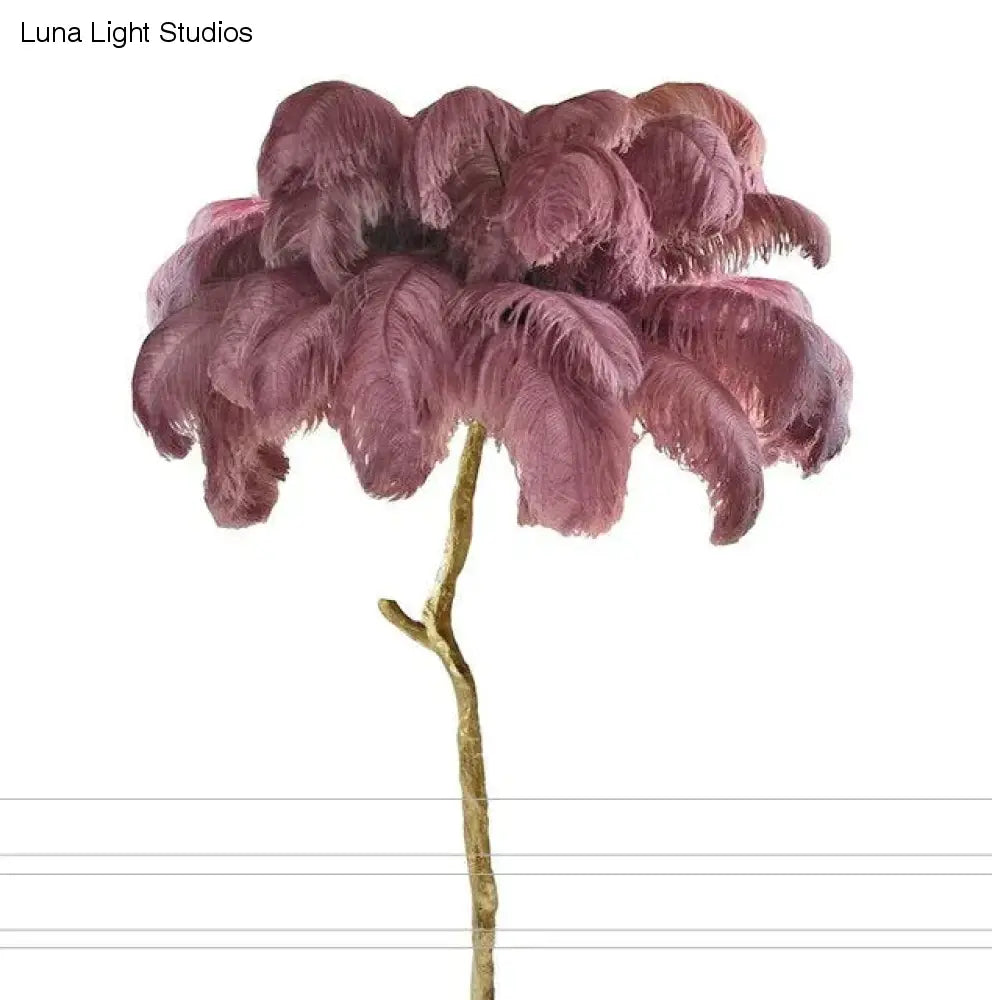 Moderne luxe verenvloerlamp Woonkamerdecoratie Vloerlamp Standlicht Decoratieve staande lamp Binnenslaapkamerverlichting