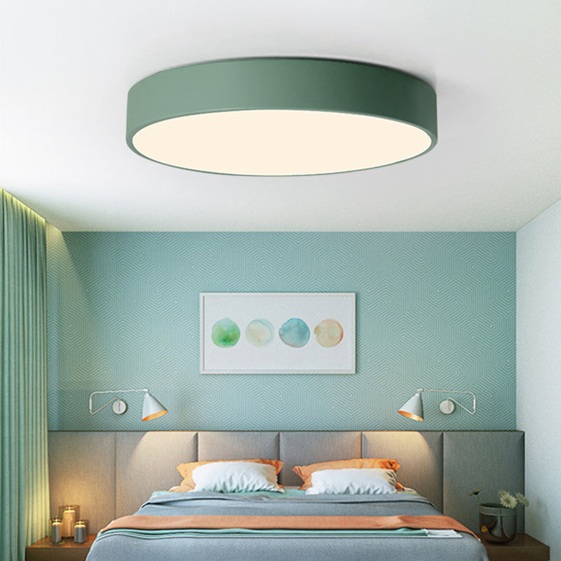 Lámpara de techo minimalista de acrílico empotrada para dormitorio