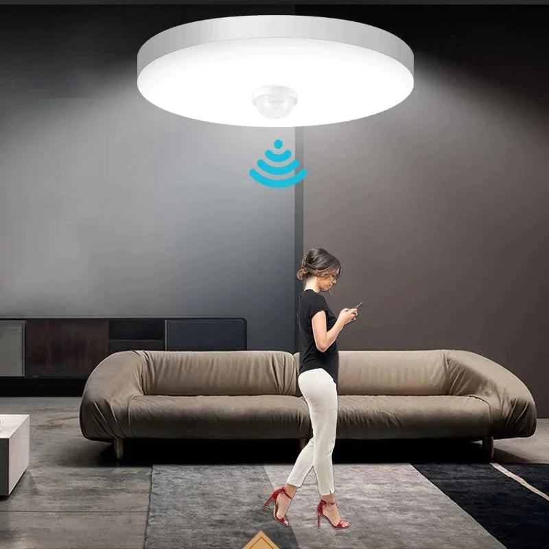 Plafoniere a Led Lampada Sensore di movimento intelligente Luce 12W 15W 18W 20W 30W 40W Lampade da soffitto Apparecchio di illuminazione notturna per la cucina