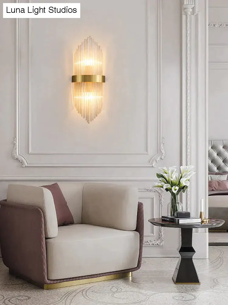 Modern Luxury Living Room Background Wall Lamp Bedroom Bedside Copper Wall Lamp