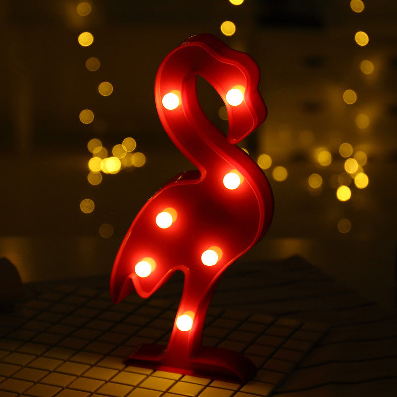 Mini luz nocturna LED de dibujos animados para habitaciones infantiles - Lámpara de mesa con pilas
