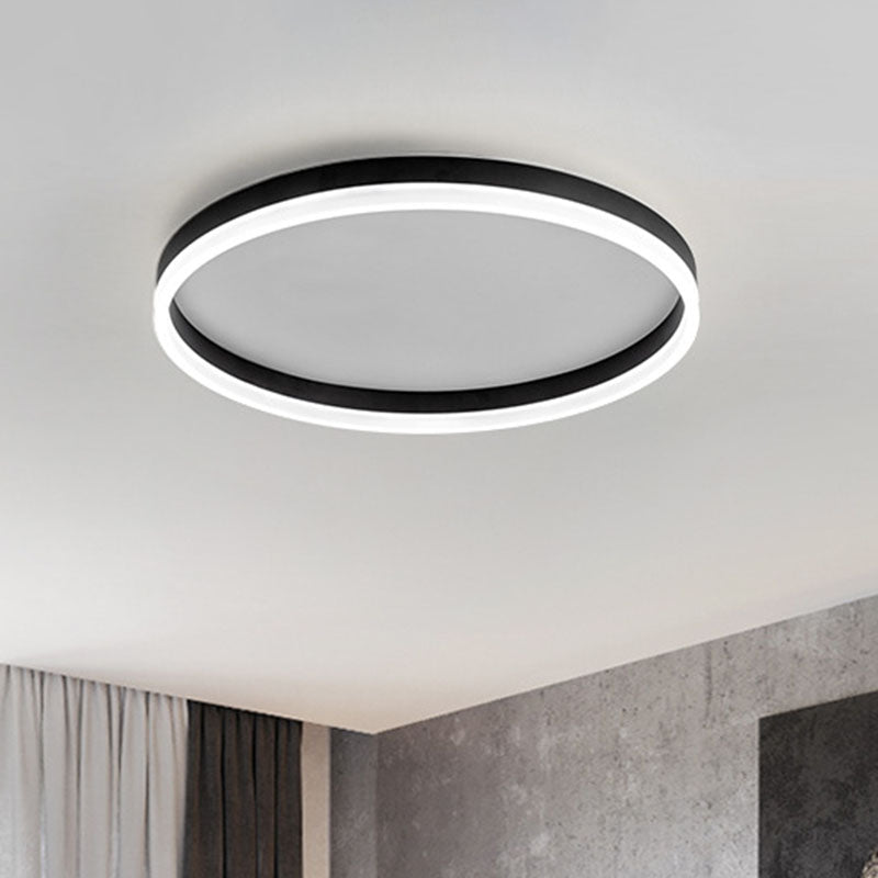 Minimalistische LED-ronde inbouwmontage voor slaapkamers met acrylafdekking