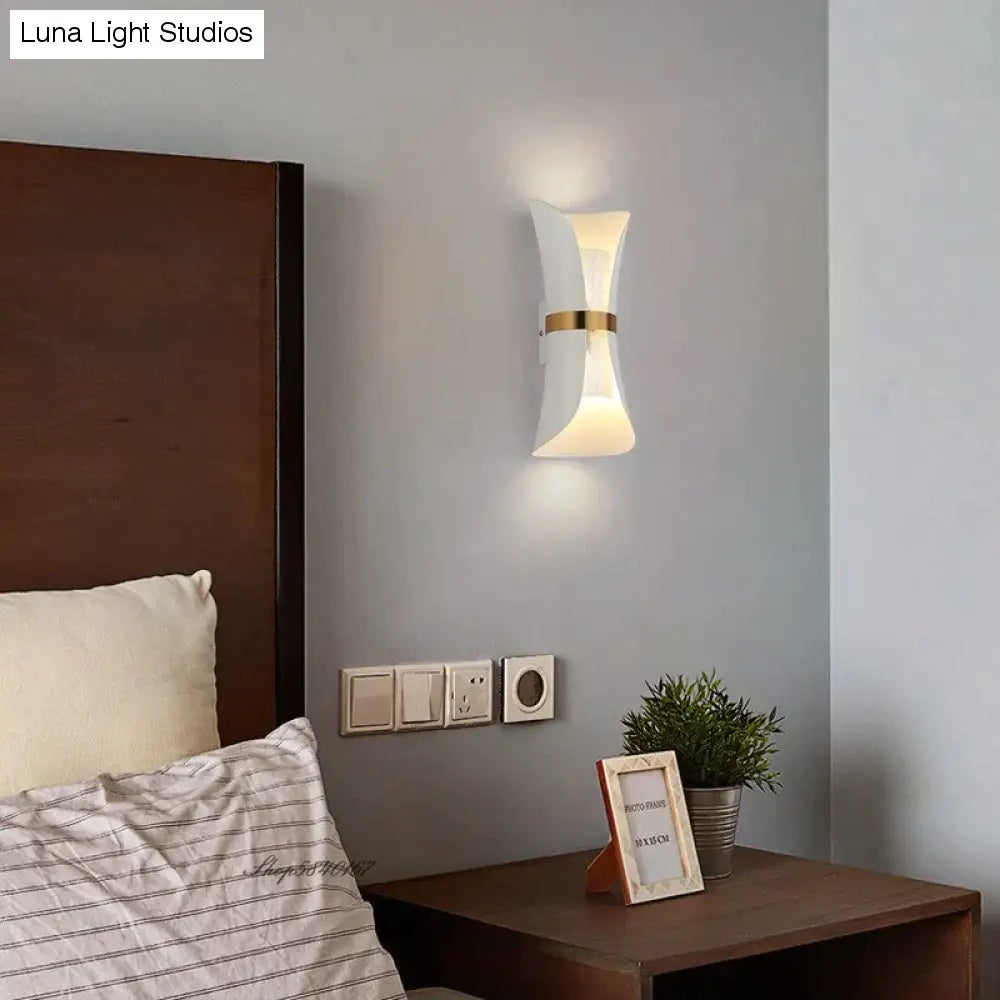Moderne eenvoudige wandlamp Lights Scone voor slaapkamer badkamer zwart goud