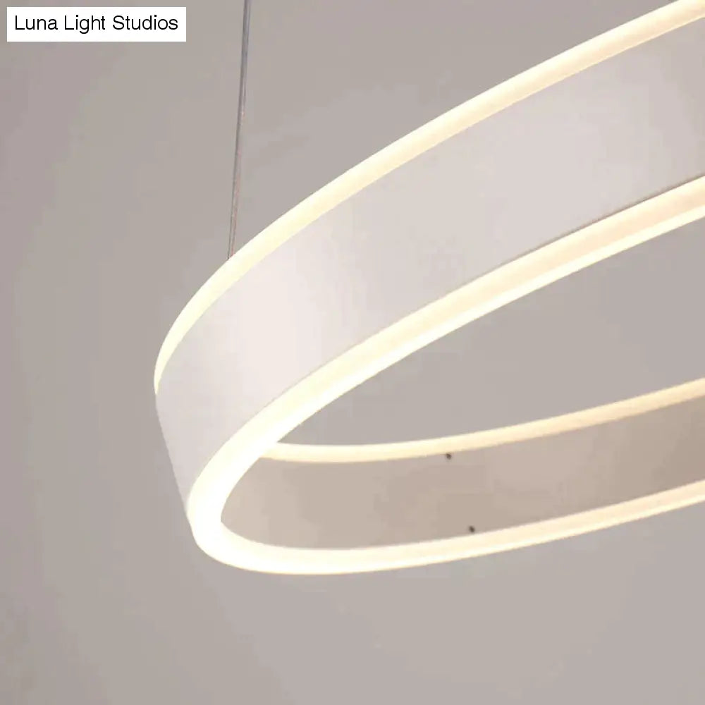 Modern Led Ring Pendant Lights For Dinning Room Living Room Restaurant Kitchen Luminaire Suspended Pendant Lamp
