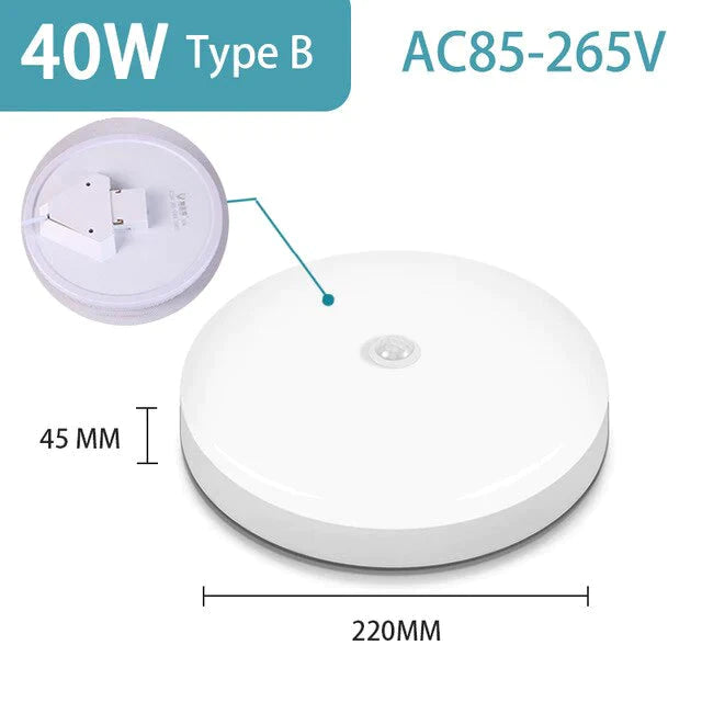 Led-deckenleuchten Lampe Smart Motion Sensor Licht 12W 15W 18W 20W 30W 40W decke Lampen Nacht Lightling Leuchte Für Küche