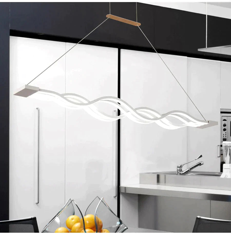 Kreative Moderne LED Anhänger Lichter Küche Acryl lron Suspension Hängende Decken Lampe Für Esszimmer Lamparas Colgantes