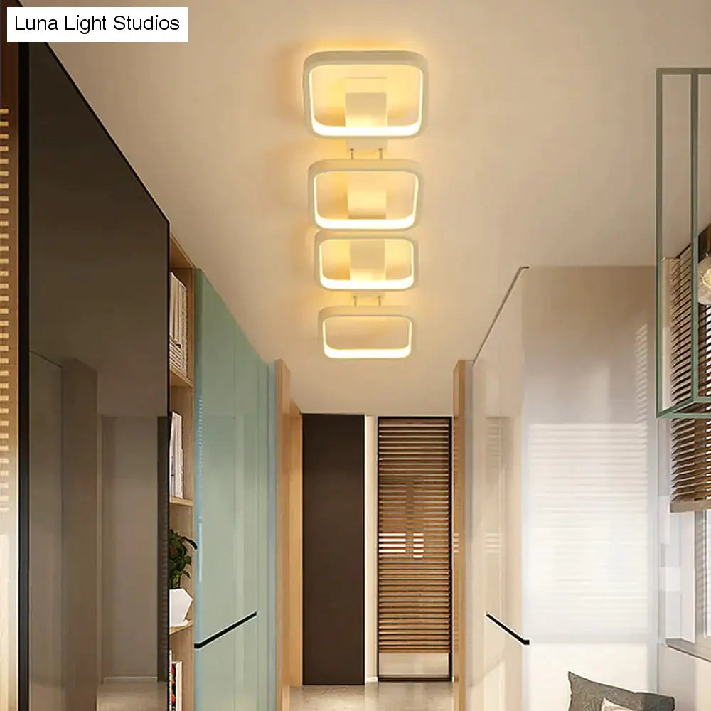 Plafonnier Led lampe moderne salon luminaire chambre cuisine montage en Surface panneau affleurant 3 têtes