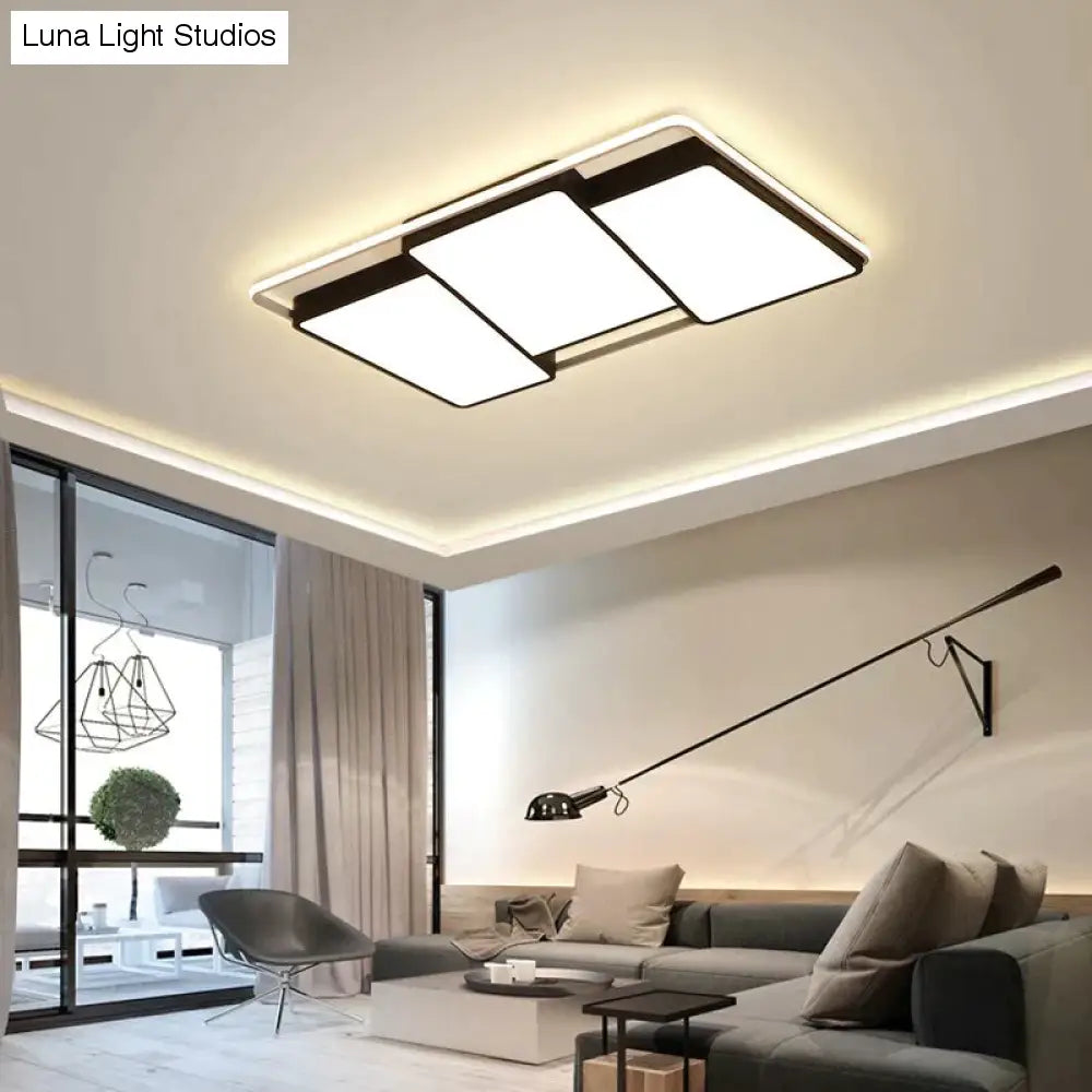 Plafonniers modernes à distance Dimmable plafonnier à LED luminaire pour salle à manger salon chambre cuisine décoration de la maison lumière