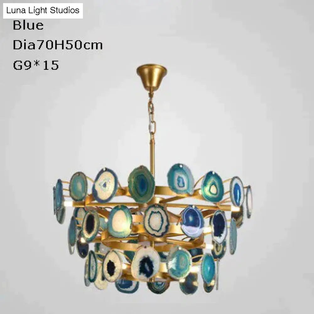 Led G9 Postmoderno Ferro Agata Designer Lampada a LED Luce a LED. Luci a sospensione. Lampada a sospensione. Lampada a sospensione per sala da pranzo Foyer Store