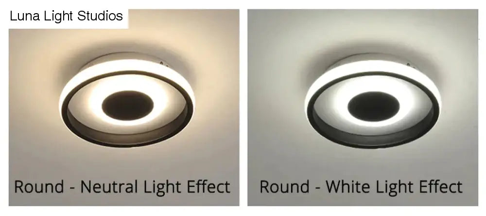 Le plafoniere a led moderne alla moda per l'illuminazione interna del soggiorno della sala studio del corridoio 16-18w