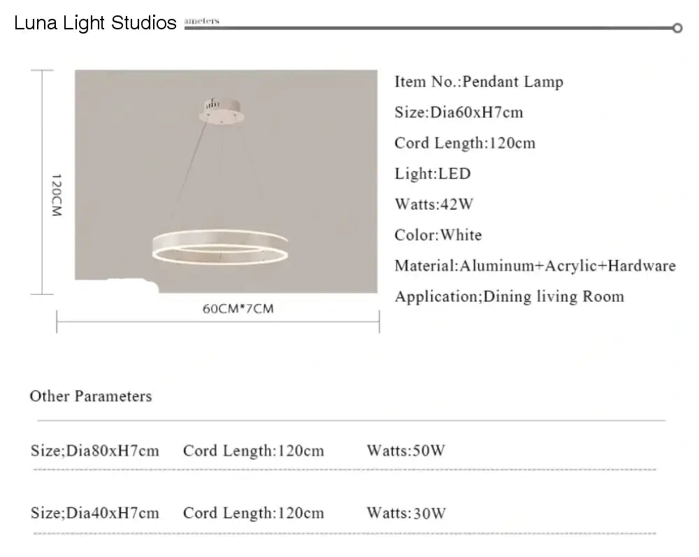 Moderne LED-Ring-Pendelleuchten für Esszimmer, Wohnzimmer, Restaurant, Küche, Hängeleuchte