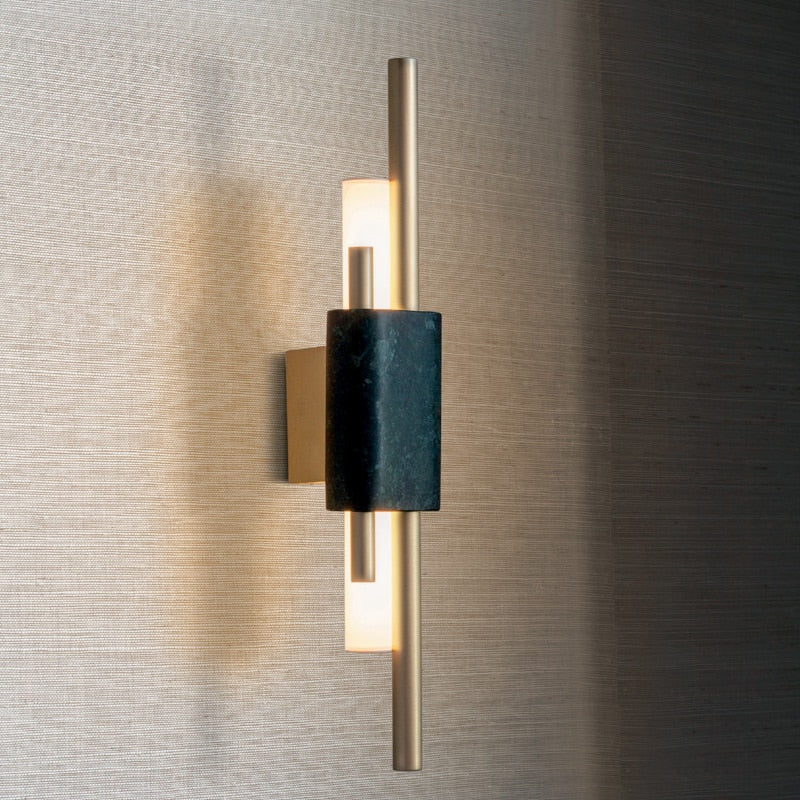 Moderne marmeren led-wandlamp voor woonkamer slaapkamer badkamer loft decor
