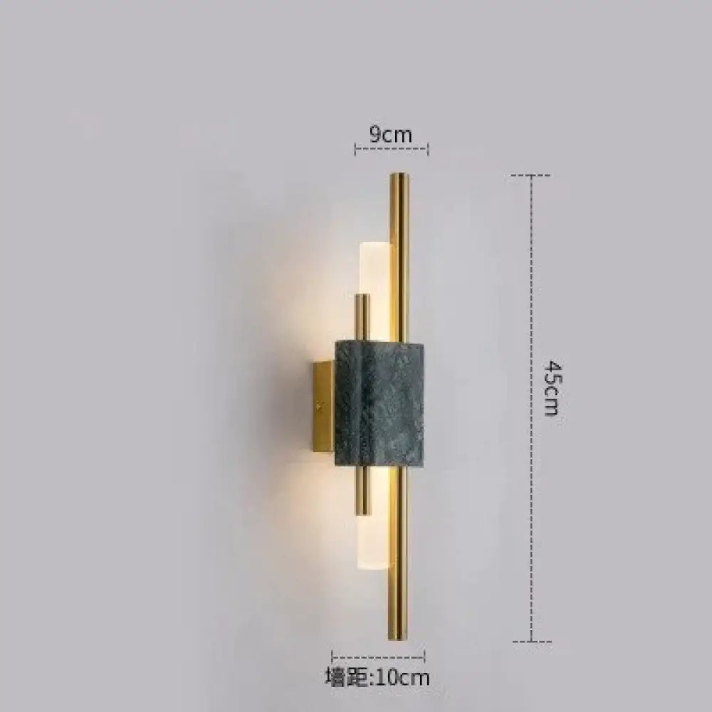 Moderne marmeren led-wandlamp voor woonkamer slaapkamer badkamer loft decor