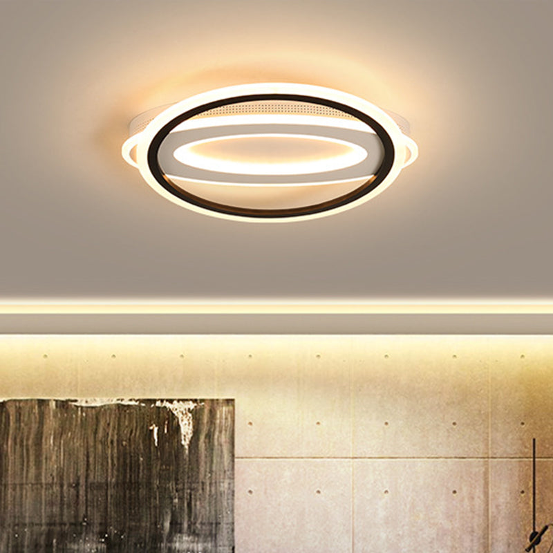 Oval LED Ceiling Flush Mount - 16.5
