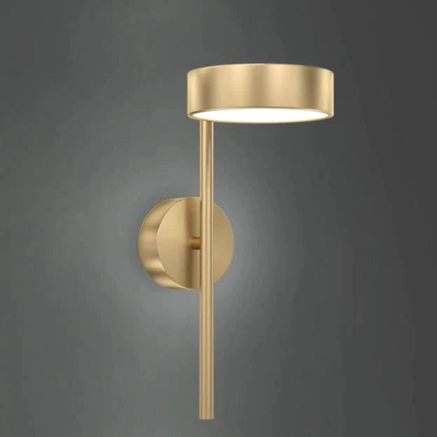 Nordic Light Luxe bedlampje Slaapkamer Volledig koperen wandlamp