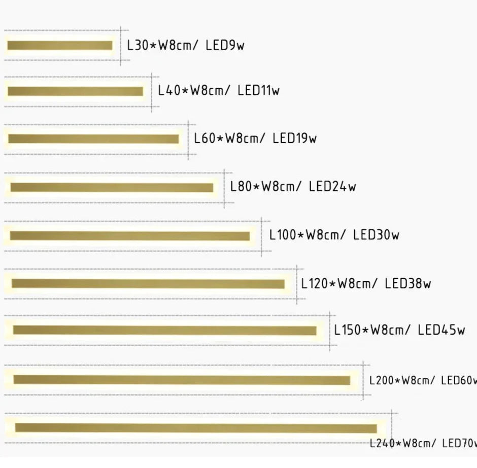 Außenbeleuchtung, hohe LED-Wandleuchte, IP65, wasserdicht, Aluminium, dimmbar, goldfarben, Garten-/Veranda-Wandleuchte, 110–220 V, Straßenleuchte