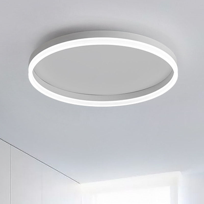 Minimalistische LED-ronde inbouwmontage voor slaapkamers met acrylafdekking
