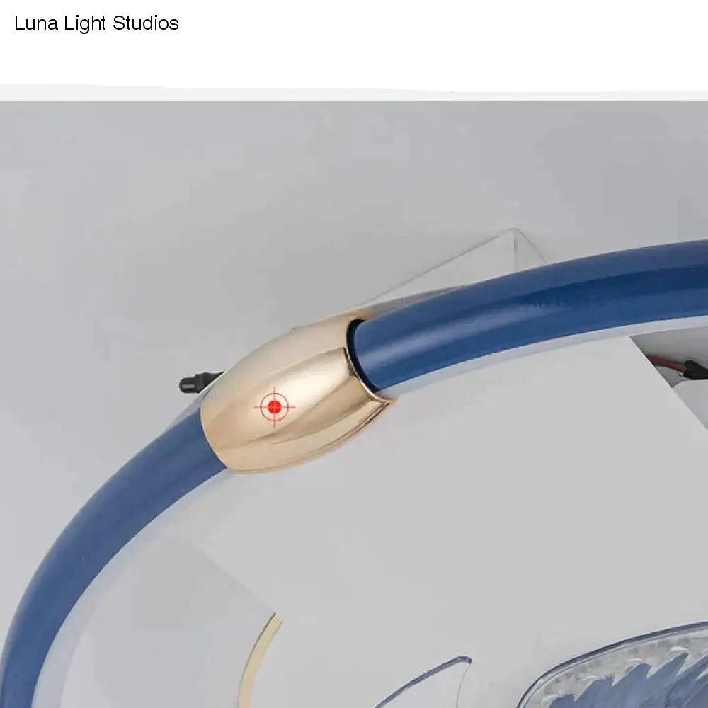 Fan Ceiling Lamp Light In The Bedroom Living Room Restaurant Invisible Fan Lamp Indoor Simple Ultra-thin Lamps
