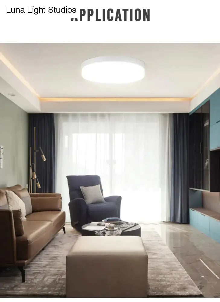Plafond moderne à LEDs panneau lumineux lampe monté en Surface 6W 9W 13W 18W 24W 36W 48W vers le bas lumière maison salon cuisine