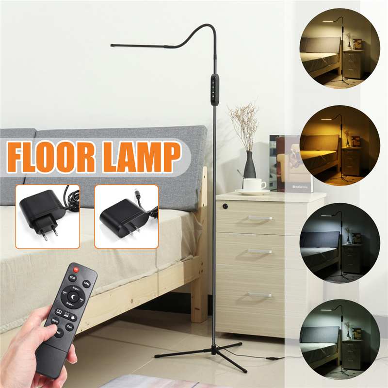 EU/Us-stecker Einstellbare Höhe Boden Lampen Für LED Licht Clamp Fernbedienung Dimmbare Lesen Desktop Lampe Stativ Studie zimmer