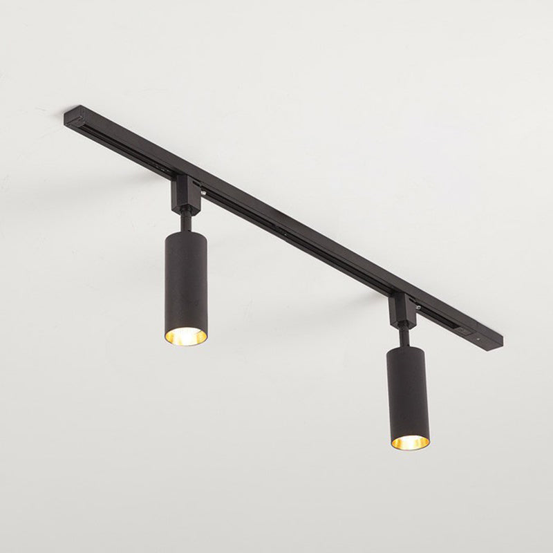 Buisvormige LED-raillamp in Scandinavische stijl - Moderne metalen woonkamerspot