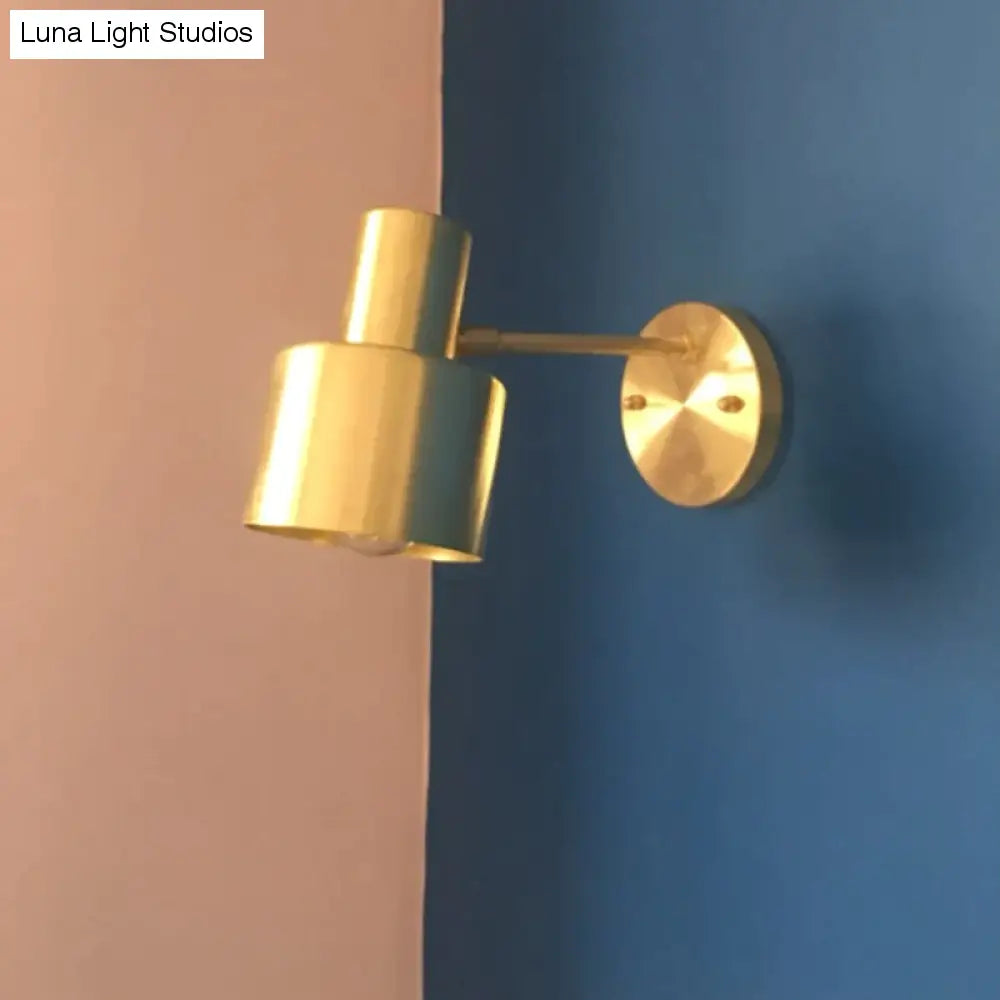 Noordse gouden woonkamer slaapkamer nachtkastje badkamer koperen wandlamp