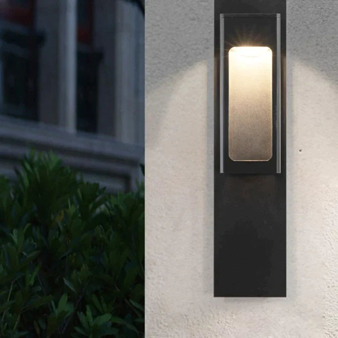 IP67 étanche extérieur LED éclairage mural capteur de mouvement en aluminium noir Bronze jardin porche applique lumière 96V220V applique Luminaire