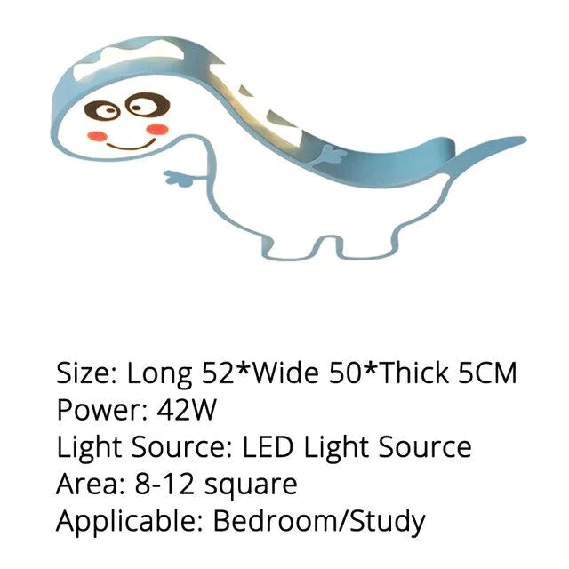 Nieuwe Dinasour Moderne Led Plafondverlichting Lamp Voor Kind Slaapkamer Studeerkamer Babykamer Afstandsbediening Cartoon Designer Lamparas