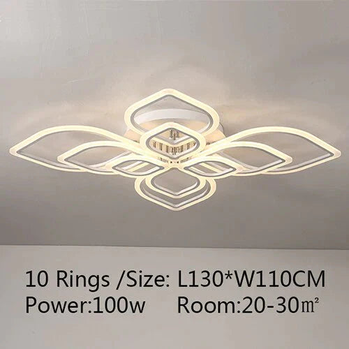 Moderne plafondverlichting LED-lamp voor woonkamer slaapkamer studeerkamer witte kleur opbouw plafondlamp deco