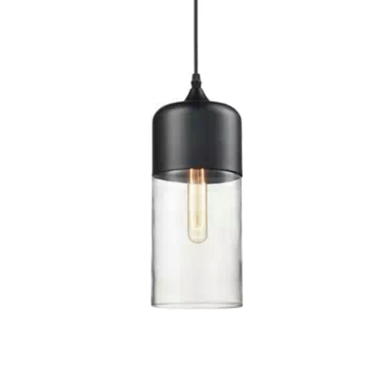 1-lichts hanglamp retro industriële stijl glazen hangende plafondverlichting voor restaurant