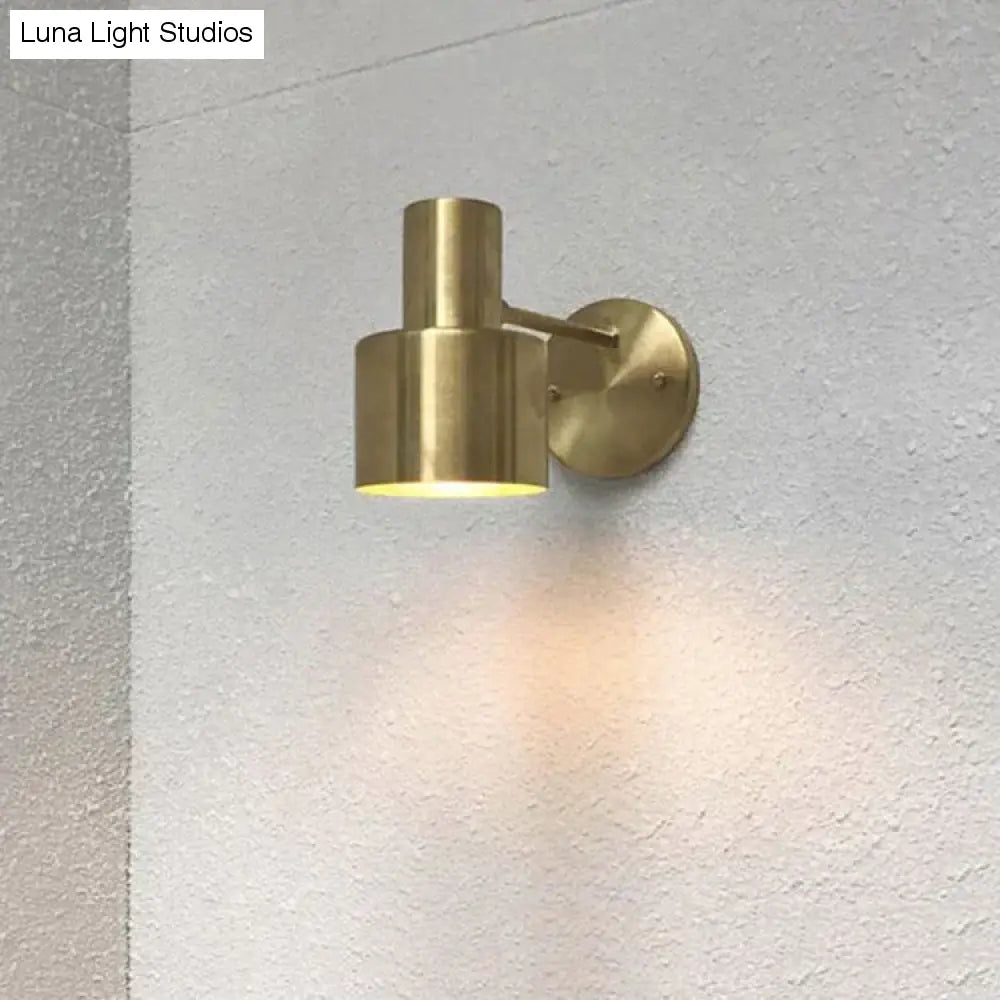 Noordse gouden woonkamer slaapkamer nachtkastje badkamer koperen wandlamp