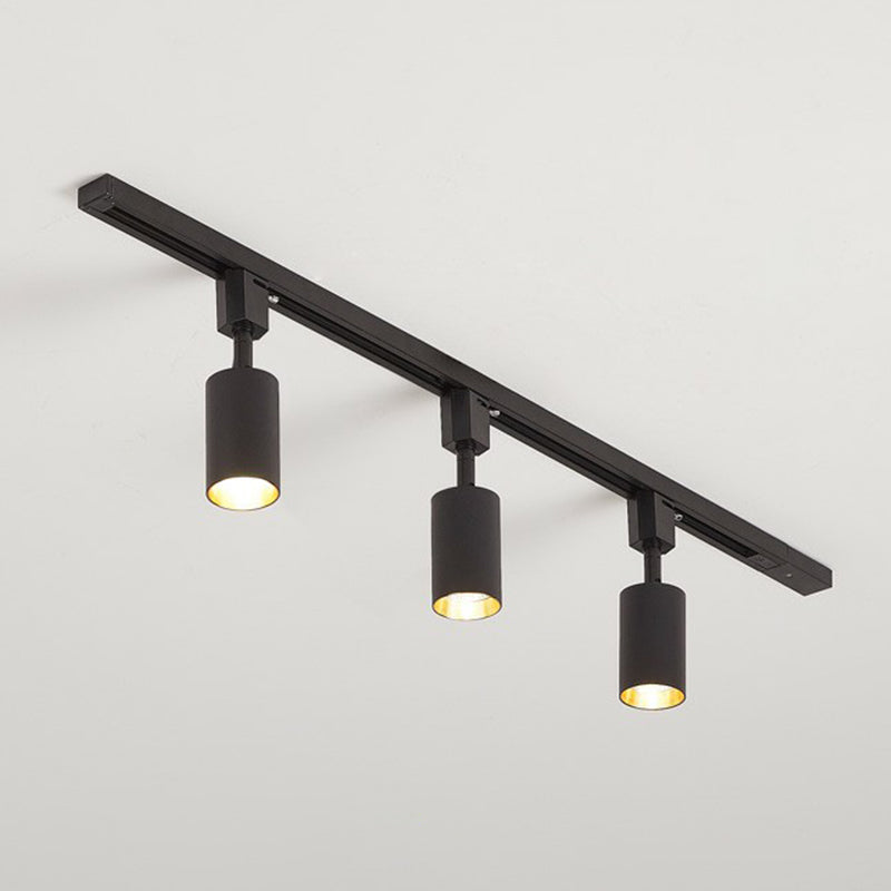 Buisvormige LED-raillamp in Scandinavische stijl - Moderne metalen woonkamerspot