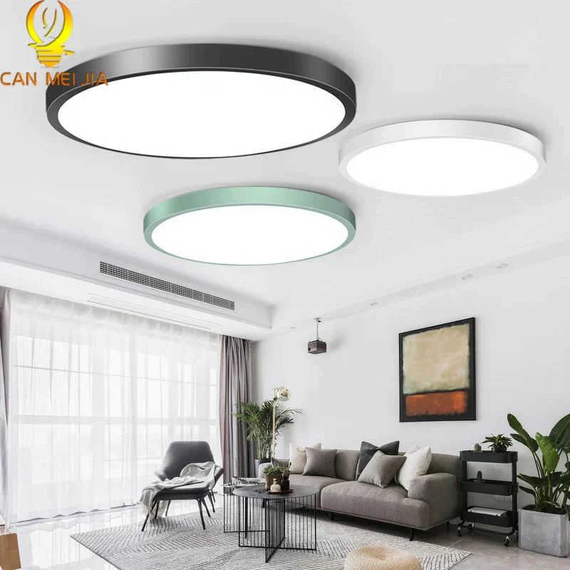 Plafonnier LED rond 15W 20W 30W 50W, luminaire de cuisine, luminaire moderne monté en Surface, idéal pour une pièce ou une pièce