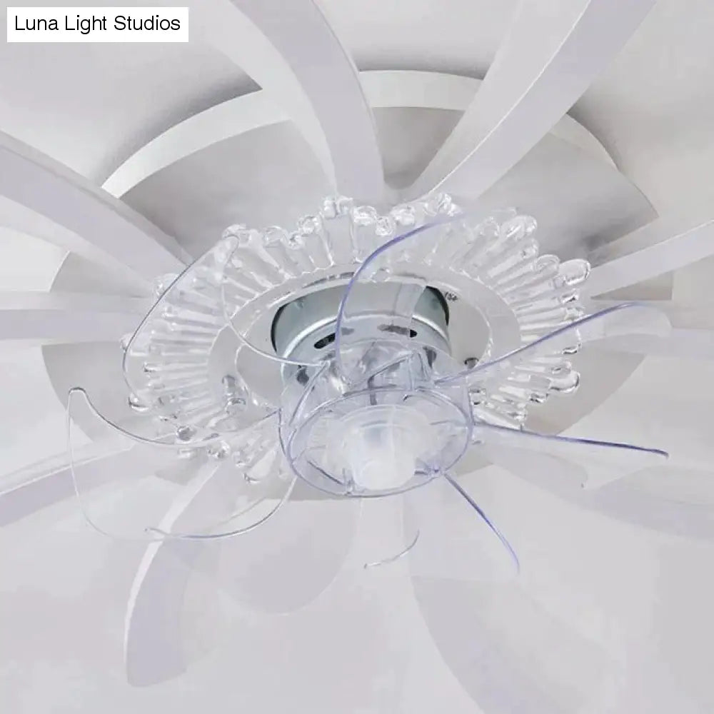 Modern minimalist dandelion fan ceiling lamp