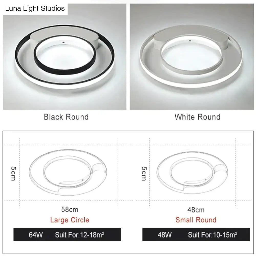 Bedroom Lamp Ceiling Around For Plafond Home 5-15Square Meters Lighting Fixtures Modern Plafondlamp Dinning Room