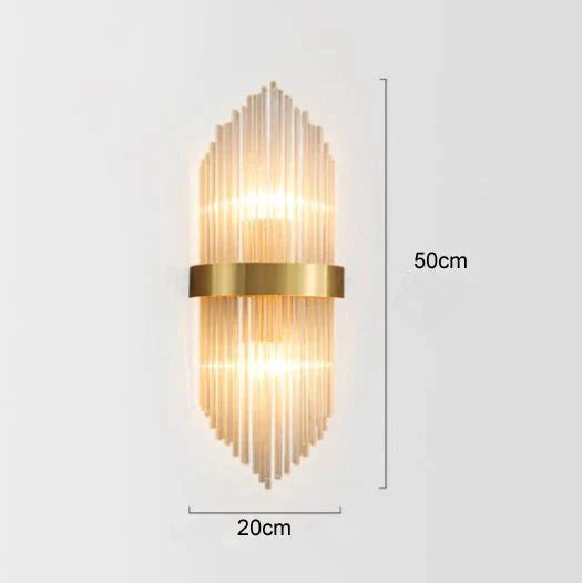 Modern Luxury Living Room Background Wall Lamp Bedroom Bedside Copper Wall Lamp