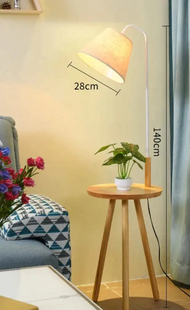 Log Vloerlamp Creatieve Woonkamer Bank Salontafel Studie Balkon Persoonlijkheid Kleine Tafelkleed Cover Verticale Tafellamp