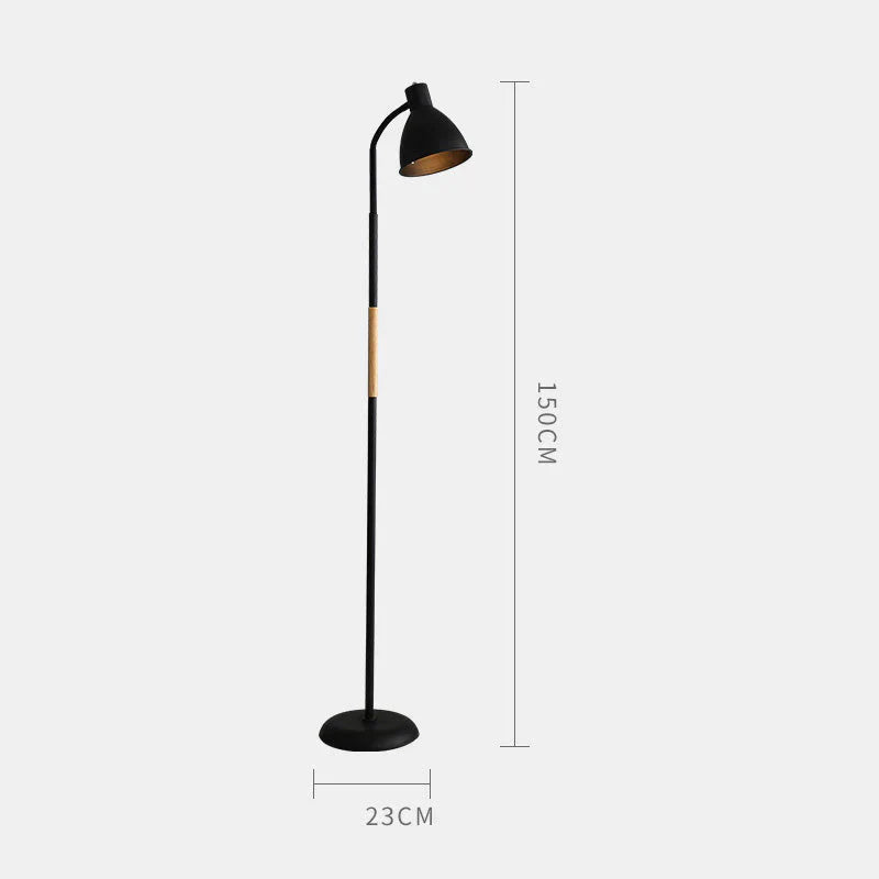 Lampada da terra semplice a LED per soggiorno Lampada da comodino per studio Lampada da terra per camera da letto