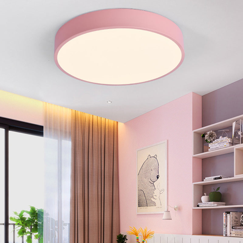 Lámpara de techo minimalista de acrílico empotrada para dormitorio