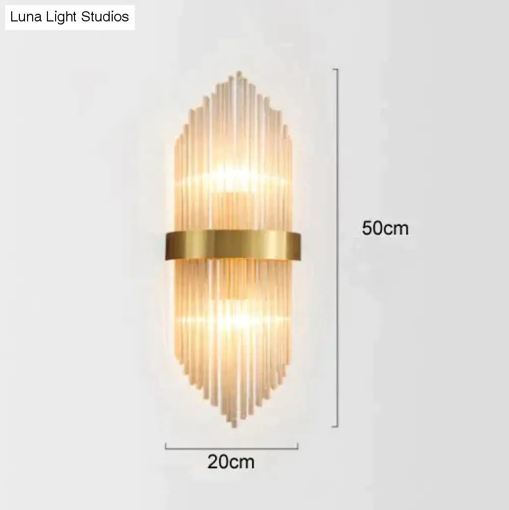 Modern Luxury Living Room Background Wall Lamp Bedroom Bedside Copper Wall Lamp