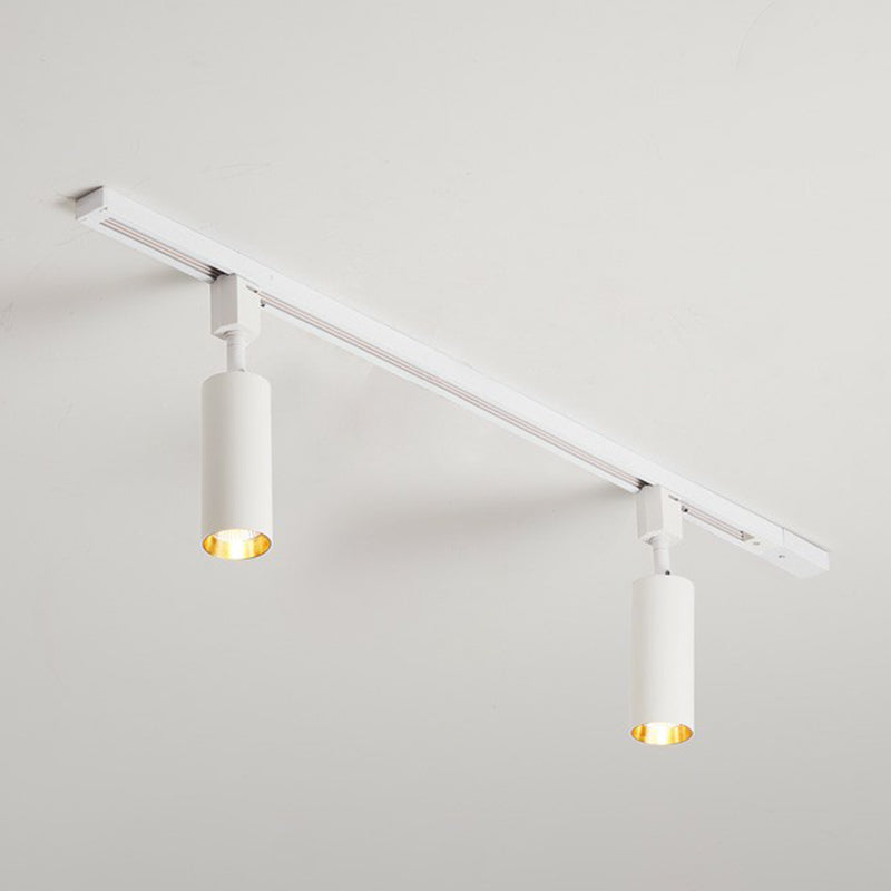 Buisvormige LED-raillamp in Scandinavische stijl - Moderne metalen woonkamerspot