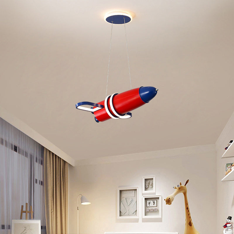 Colorful Satellite Pendant Light - LED Cartoon Chandelier for Baby Room