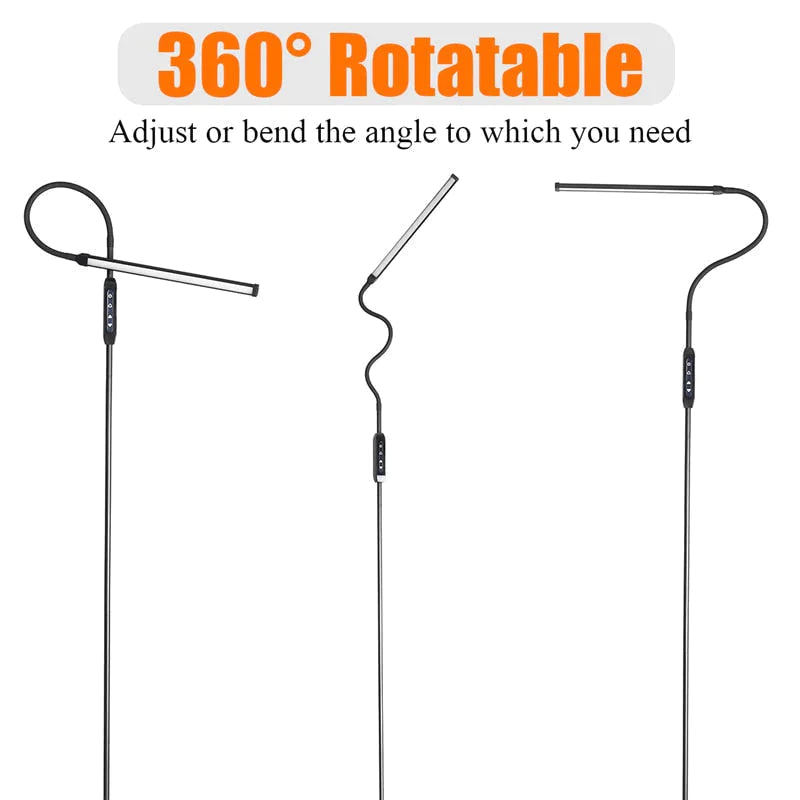 EU/Us-stecker Einstellbare Höhe Boden Lampen Für LED Licht Clamp Fernbedienung Dimmbare Lesen Desktop Lampe Stativ Studie zimmer