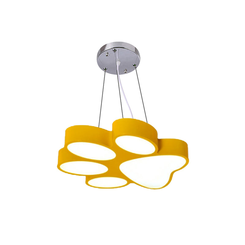 Lampe suspendue LED de dessin animé - Lampe suspendue de salle de bain Doggy Paw
