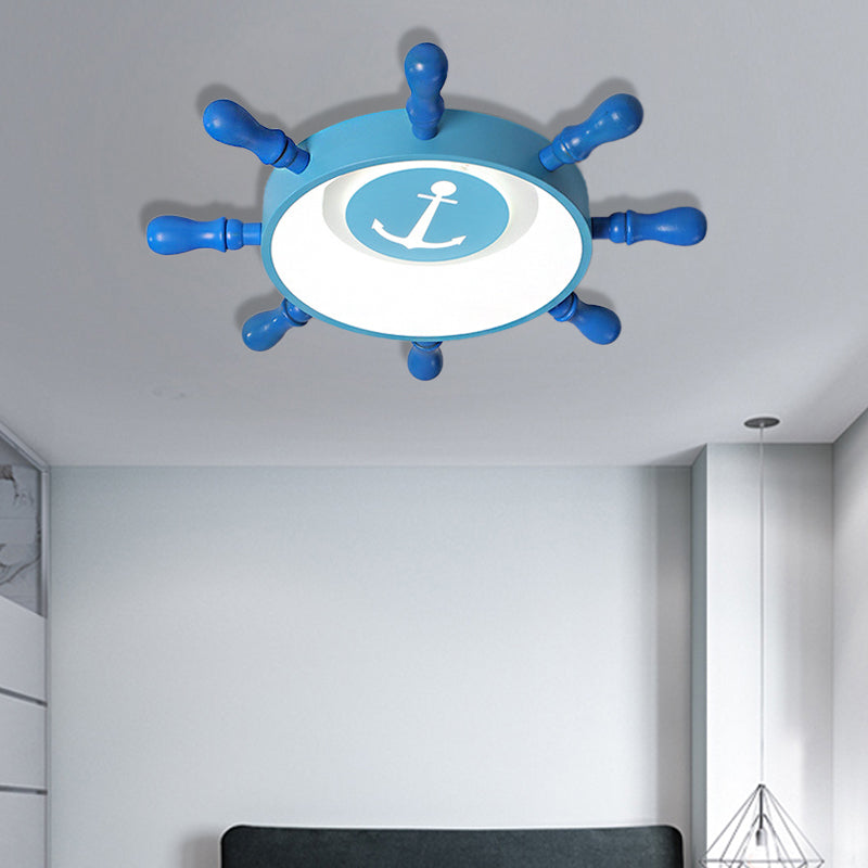 Blue Rudder Kids LED Flush Mount Fixture - 19.5