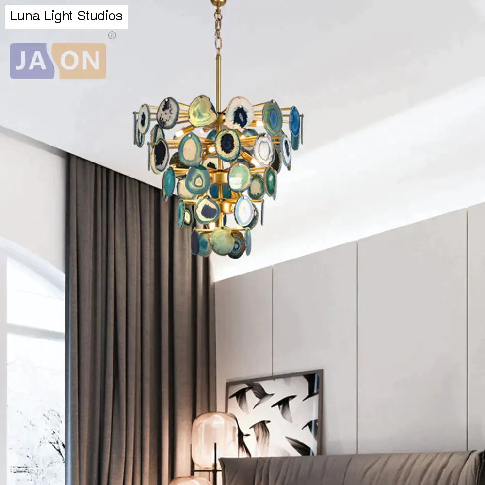 Led G9 Postmoderno Ferro Agata Designer Lampada a LED Luce a LED. Luci a sospensione. Lampada a sospensione. Lampada a sospensione per sala da pranzo Foyer Store
