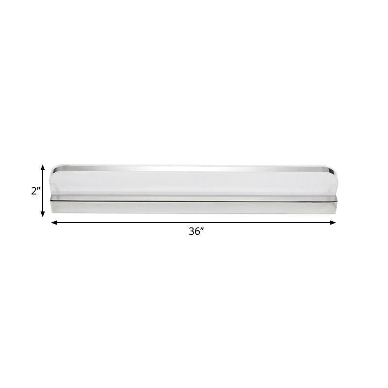 Lámpara de pared LED minimalista para tocador con diseño acrílico ultrafino - 9