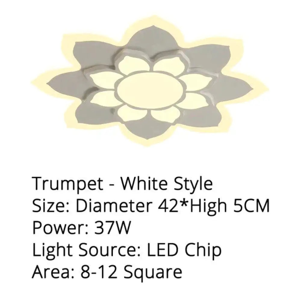 Nieuwe aankomst led-plafondverlichting lamp met afstandsbediening en bloemontwerper voor kinderslaapkamer studeerkamer babykamer Lamparas De Te