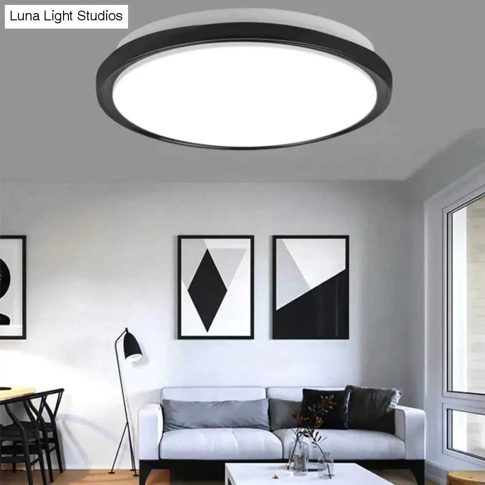 Luces de techo LED modernas, iluminación redonda de 16W, 15W, 20W, 30W, 50W, lámpara de techo Led para el hogar, dormitorio, baño y sala de estar